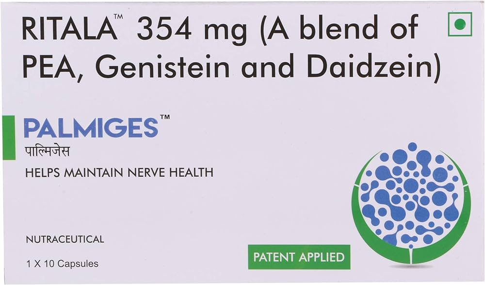 Palmiges 354mg (A blend of PEA, Genistein and Daidzein) x 30 Capsules gallery image