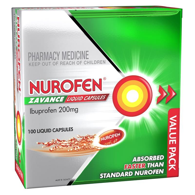 Nurofen Zavance 100 Liquid Capsules