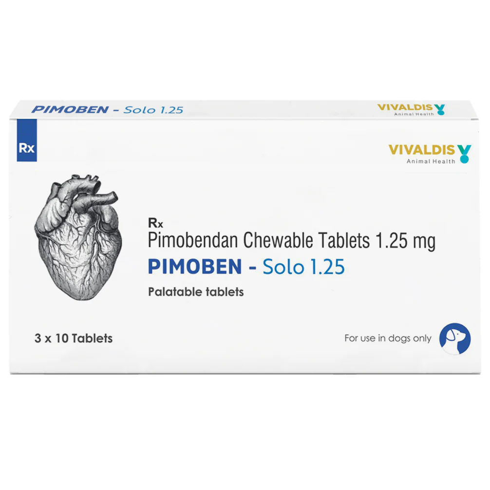 Pimoben Solo (Pimobendan) 1.25mg | 30 Tablets gallery image